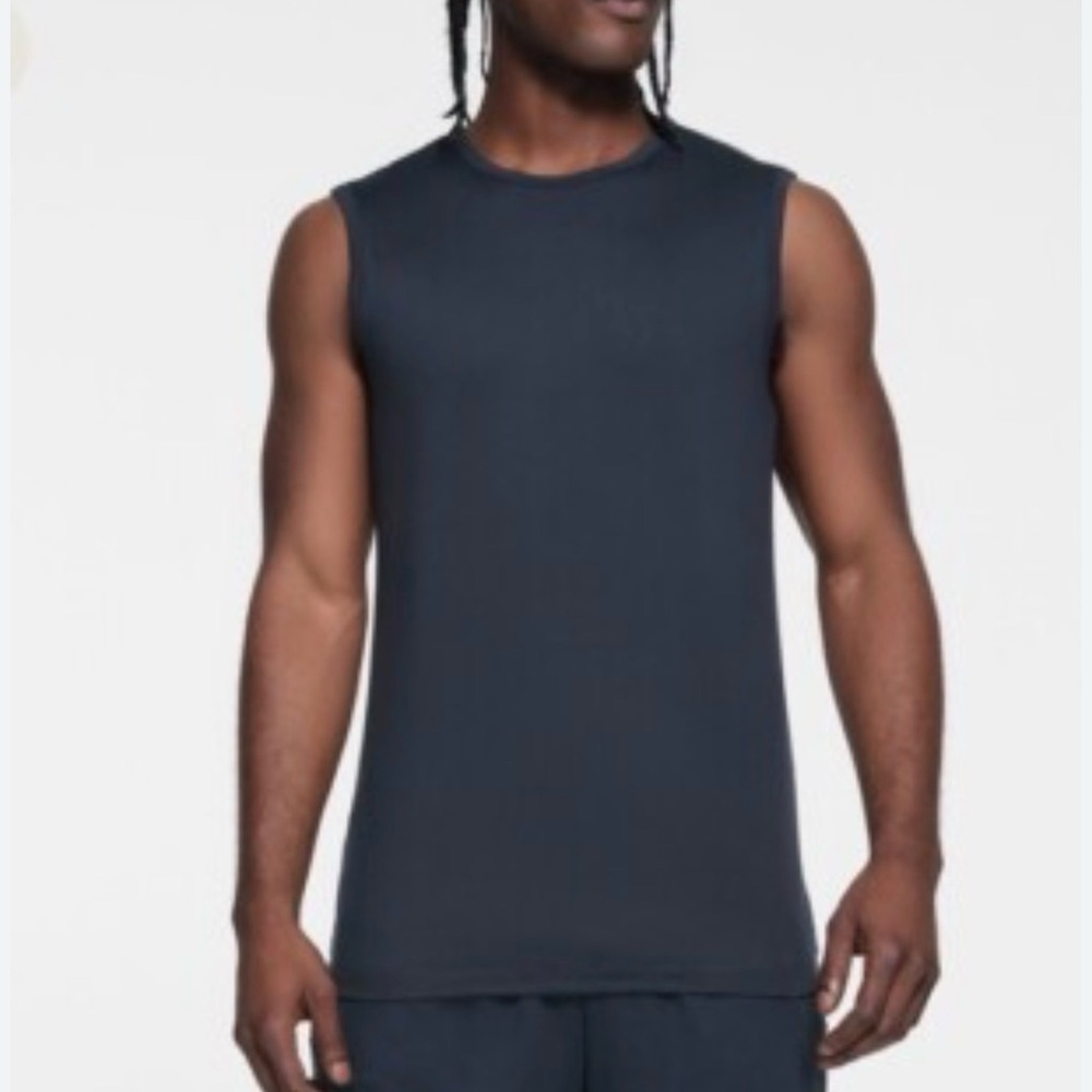 SKIMS Men's Dark Blue Tank Top